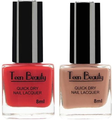 

Teen Beauty DualNail-275 Tomato Red, OMG Peach(Pack of 2)