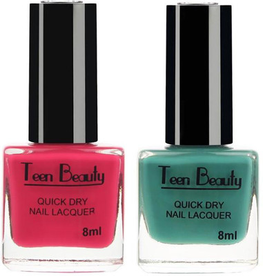 

Teen Beauty DualNail-269 Glamorous Pink, Ocean Green(Pack of 2)