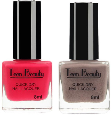 

Teen Beauty DualNail-273 Pink, Rosy Brown(Pack of 2)