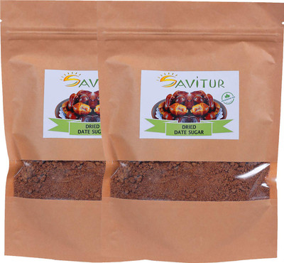 

Savitur Dried Date Sugar-(Pack of 2x500 Grams) Dates(1000 g, Vacuum Pack)