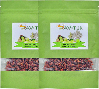 

Savitur Dried Ginger Amla Mix-(Pack of 2x200 Gram) Amla(400 g, Vacuum Pack)