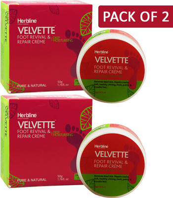 

Herbline Velvette Foot Revival & Repair Cream 50gm Pack Of-2(50 g, Set of 1)