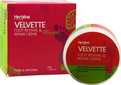 Herbline Velvette Foot Revival & Repair Cream 50gm(50 g, Set of 1)