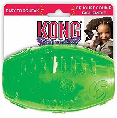 

Kong Squeezz Rubber Football Dog Chew Toys Rubber Squeaky Toy For Dog