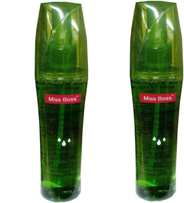 

Miss Boss Aloe Vera Make Up Fixing Spray Primer - 160 ml pack of 2 Primer - 320 ml(tranparent)