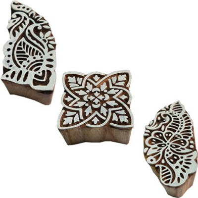 skart wooden printing block stamp151 Printing Blocks(Pack of 3)