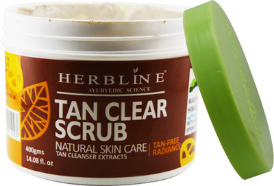 

Herbline Tan Clear Scrub Natural Skin Care 400gm Scrub(400 g)