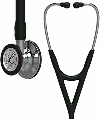 

3M Littmann Cardiology IV Diagnostic Stethoscope, Mirror-Finish Chestpiece and Stem, Black Tube, Stainless Headset, 27 inch, 6177 Cardiology Stethoscope(Black)