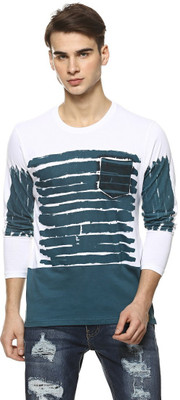 CAMPUS SUTRA Printed Men Round Neck Multicolor T-Shirt