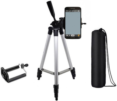 

WEBSTER Tripod-3110 Lightweight Camera Tripod Tripod(Silver, Black, Supports Up to 1500 g)