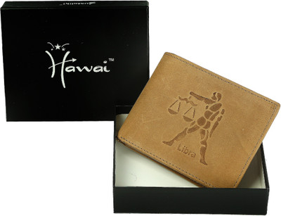 71% OFF on HAWAI Men Casual, Formal Tan Genuine Leather Wallet(8 Card Slots)