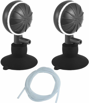 

Venus Aqua Aquarium Air Pump Accessory Bubble Size Air Bubble Aerator Diffuser Oxygen Bubble for Fish Tank Aquarium Air Stone(2 Stones)