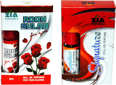 Zia ROOH GULAB & SIGNATURE Special Malaysian Edition Floral Attar(Rose)