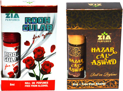 

Zia ROOH GULAB & HAJRE ASWAD Special Malaysian Edition Floral Attar(Rose)