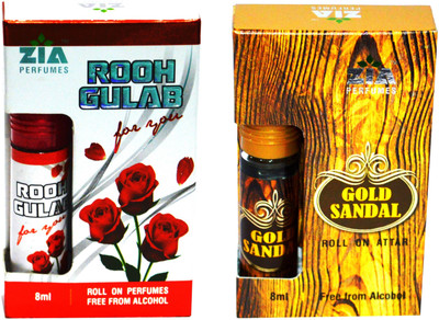 

Zia ROOH GULAB & GOLD SANDAL Special Malaysian Edition Floral Attar(Rose)