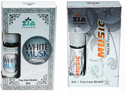 

Zia WHITE MUSK & MUSIC Special Malaysian Edition Floral Attar(White Water Lily)
