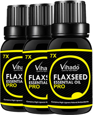 

VIHADO Organic Cold Pressed Flaxseed Oil, 20 ml (Pack of 3)(20 ml)