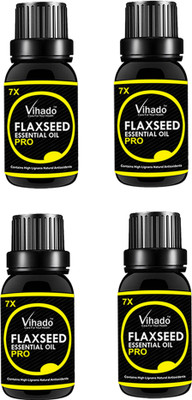 

VIHADO 100% Pure Flax Seed Oil 7x Pro (15 ml) (Pack of 4)(15 ml)