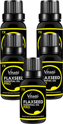 

VIHADO 100% Pure Flax Seed Oil 7x Pro (10 ml) (Pack of 5)(10 ml)