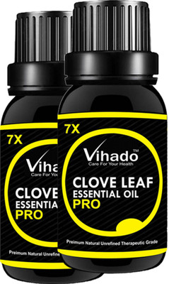 

VIHADO Clove Essential Oil 7x Pro (10 ml) (Pack of 2)(10 ml)