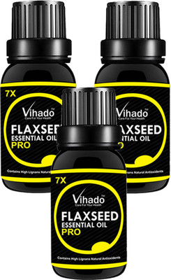 

VIHADO 100% Pure Flax Seed Oil (30 ml) (Pack of 3)(30 ml)