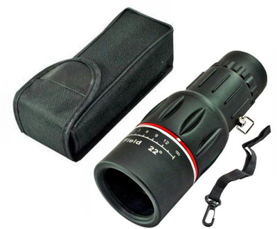 

eDUST Super Zoom Long Distance Clear View 16x52-66M/8000M Monocular(52, Black)