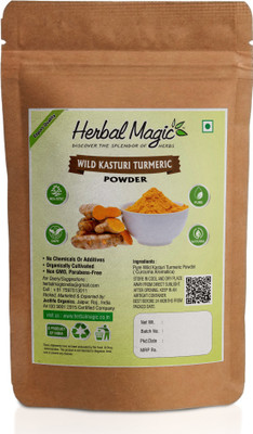 

HERBAL MAGIC Natural Amba Haldi Powder ( Wild Turmeric / Kasturi Manjal )(150 g)