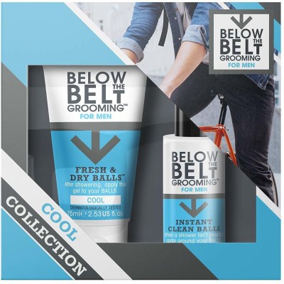 

Below The Belt Grooming Gift Set For Men Cool Collection 2x75ml(150 ml, Pack of 2)