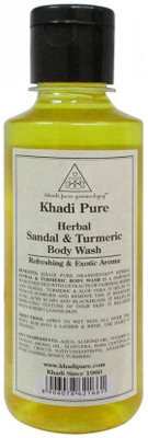 

Khadi Pure Herbal Sandal & Turmeric Body Wash - 210ml(210 ml)