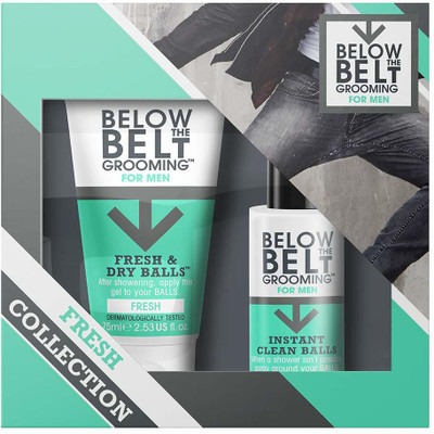 

Below The Belt Grooming Gift Set For Men Fresh Collection 2x75ml(150 ml, Pack of 2)