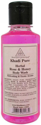 

Khadi Pure Herbal Rose & Honey Body Wash - 210ml(210 ml)