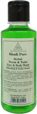 

Khadi Pure Herbal Neem & Tulsi Face And Body Wash - 210ml(210 ml)