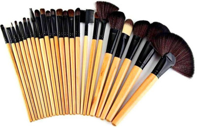 

Rsentera Premium Quality Makeup Brush Set, 24 Pieces with Black PU Leather Case(Pack of 24)