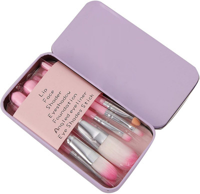 

HSBMART Premium Quality soft and smooth personal Brush set of 7(pink)(Pack of 7)