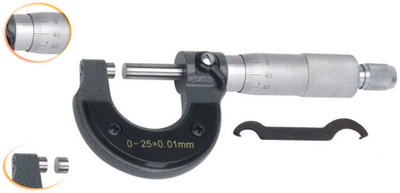 ISC High Quality Outside External Metric Gauge Micrometer Machinist Measuring 0-25mm Micrometer Screw Gauge