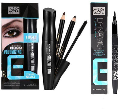 

MN ME NOW MASCARA AND EYELINER PENCIL WITH KAJAL(Set of 5)
