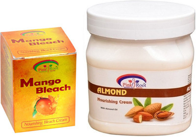 

Pink Root SWEET LEMON CREAM 500GM WITH MANGO BLEACH 50GM(Set of 2)