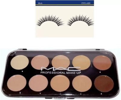 

hich EYELASH AND Concealer Base Palette 10 Shade(Set of 2)
