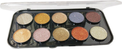

Hubshi 10 Ultra Pigmented Glitter Shadows 27 g(Multicolor)