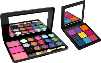 

volo H Beauty - HR 18 Pigmented Eye Shadow, (10 Matte, 8 Shimmer) Velvet Texture Long Stay Eye Shadow 15 g(Grey, Yellow, Pink, Baby Pink, Orange, Sky Blue, Purple, Rose Gold.)