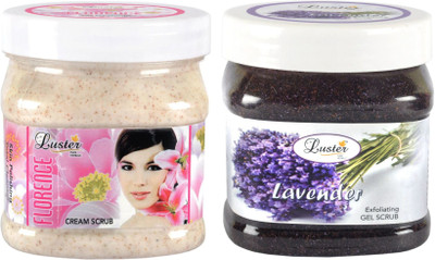 

Luster Florence Face & Body Cream Scrub + Lavender Face & Body Gel Scrub(500 ml)