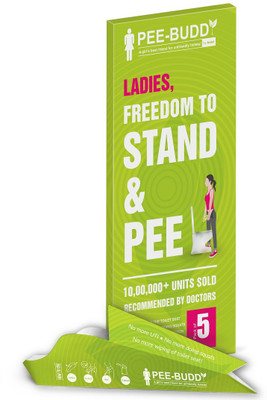 

PeeBuddy Disposable, Portable Female Urination Device for Women - 5 Funnels Disposable Female Urination Device(Green, Pack of 5)