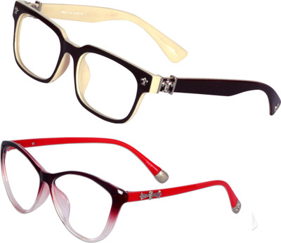 lensport eyewear Full Rim Square, Cat-eyed Frame(52 mm