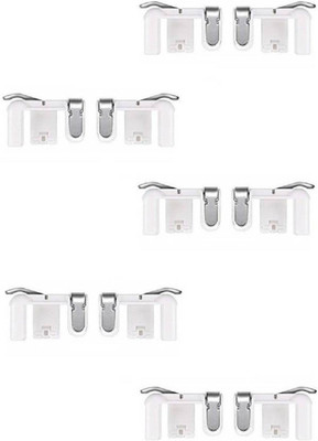 

VU4 Set Of 5 Pubg Sensitive Shoot/Aim Buttons L1 R1 Trigger Mobile Game Controller For Andriod & Ios Gaming Accessory Kit(White, For Mac OS, Android)