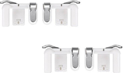 

VU4 Set Of 2 Pubg Sensitive Shoot/aim Buttons L1 R1 Trigger Mobile Game Controller For Andriod & Ios Gaming Accessory Kit(White, For Mac OS, Android)