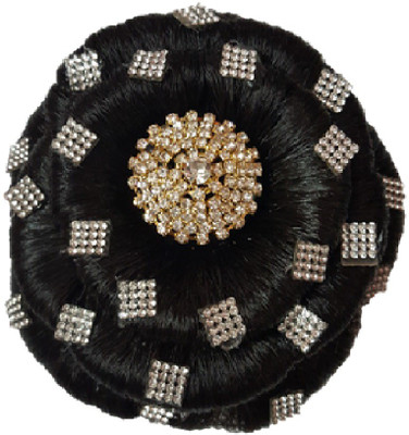 

Gayatri Juda Designer Fancy Hair Juda Bun (Natural Black) Bun(Black)