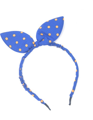 

SKD Rabbit Bunny Ears Hairband for Kids /Headband for Girls / Polka Dots Bunny Rabbit Ears Hair Accessories Design 005 Head Band(Blue)