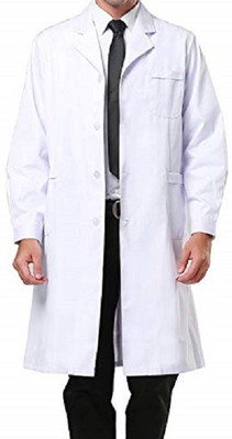 

Ara India Unisex Lab Coat | Laboratory Coats | Student Lab Coat | Unisex Lab Coat | Doctor Apron | Lab Coat Shirt Hospital Scrub(White M)