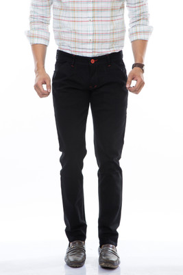Moudlin Slim Men Black Jeans