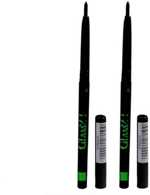 

Glam 21 Kajal & Eyeliner Green Pack Of 2 (0.35gX2) Pencils(Green)